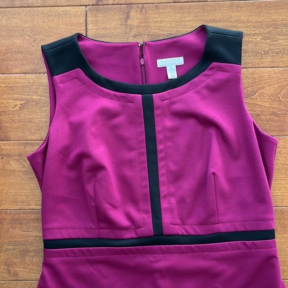 Charter Club Burglary and Black trim women Size 12P Dress - Picture 4 of 11